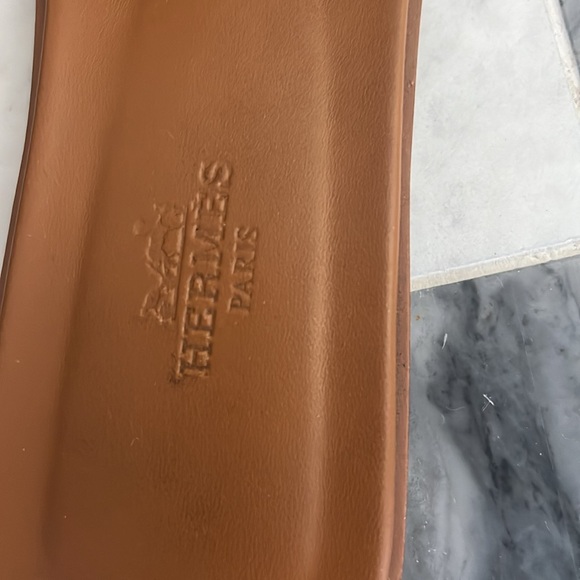 Hermes’ Oran Sandals- denim sz 38.5 - Picture 3 of 7